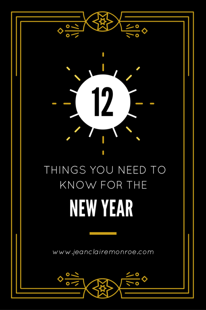 12 things you need to know for the new year